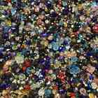 100G Mixed Shape Loose Crystal Beads Glass Beads Faceted DIY  Jewelry Making