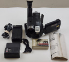 JVC GR-AXM100U VHS-C Tape Video Camera Camcorder w/ Charger - SMALL ISSUE!