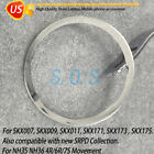 For Seiko Custom SKX007 SKX/SRPD Chapter Ring Polished Silver Mod Parts Silver