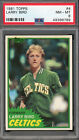 Larry Bird Boston Celtics 1981 Topps Basketball Card #4 Graded PSA 8