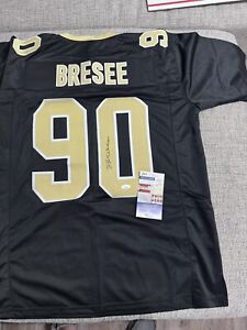 New ListingBryan Bresee Signed Autograph Custom Jersey - JSA COA - New Orleans Saints