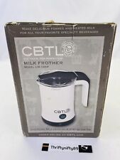 CBTL Coffee Bean & Tea Leaf Milk Frother, Model LM-145P-One Touch Electric-white