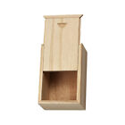 Small Wooden Box with Sliding Lid Keepsake Storage Wooden Box