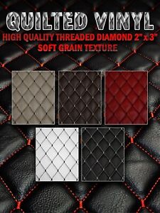 HQ Thread Quilted Vinyl Soft Grain Texture Diamond 2