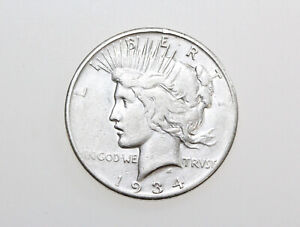 1934-S $1 PEACE SILVER ONE DOLLAR