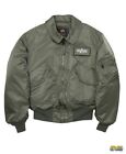 Made in USA CWU 45P Alpha Industries Army Pilot Flight Military Bomber AF Jacket