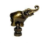ELEPHANT LAMP SHADE FINIAL ANTIQUE BRASS #1A