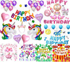 Happy Birthday Decorations Set Theme Party Supplies Banner Balloons for All Ages