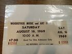 Woodstock New York 69 Ticket Replica  Souvenir Postcard