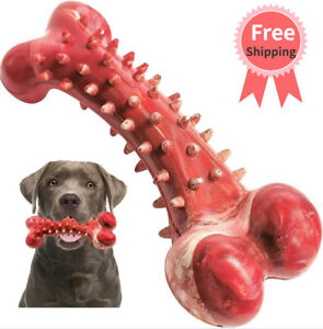 Dog Pet Chew Toys for Aggressive Chewers, Indestructible Tough Durable Bone Gift