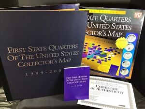 First State Quarters of the United States Collectors Map Album As Seen on TV