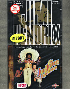JIMI HENDRIX CD LOT OF 2 EXPERIENCE ORIGINAL SOUNDTRACK +LIVE AT SCENE CLUB 1968