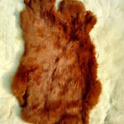 1x Caramel Real Rabbit Skin Pelt Animal Fur Hide Craft Handbags Grade Fly Tying
