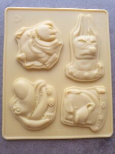 Dogs From Up Sillicone Mould. Various Dogs. Baking/ Choc Or Jelly Mould.