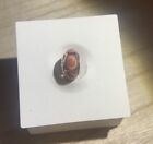 Authentic Pandora Sterling Silver orange Stepping Stones Murano Charm 790912 ALE