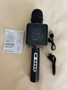 Pop Solo Karaoke Microphone + Cords & Manual