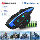 Motorcycle Intercom Bluetooth Helmet Headset 2 Riders Interphone FM Waterproof