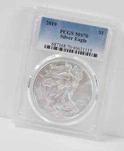 New Listing2019 Silver American Eagle PCGS MS70 40631115 No Reserve
