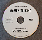 Woman Talking (DVD ONLY 2023) For Your Consideration Oscar Screener/Promo   READ