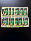 1987 Topps Jose Canseco Rookie Lot of 12 Cards