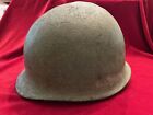 AUTHENTIC WW2 FRONT SEAR M-1 AMERICAN HELMET WITH SIDE MOVEABLE CHINSTRAP MOUNTS