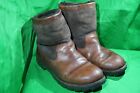 UGG Australia Beacon Mens Size 11 Brown Leather Sheepskin Pull On Boots 5485
