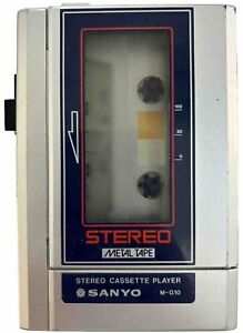 New ListingSanyo M-G10 Stereo VINTAGE Metal Hi Lo CASSETTE TAPE Player WALKMAN Retro Cool!