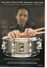 2005 small Print Ad of Mapex Black Panther Brass Snare Drum w Glen Sobel
