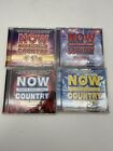Now That's What I Call Country Volume 4, 7, 9 & #1's Audio CD Lot of 4