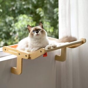 Mewoofun Cat Window Perch Hammock Seat Large Cat Bed for Indoor Cats Gifts