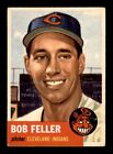 1953 Topps #54 Bob Feller GD Light Crease/Wrinkle Cleveland Indians HOF