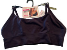 Maidenform Camisole Bralette Womens L Wireless Comfort Black Supersoft Fabric