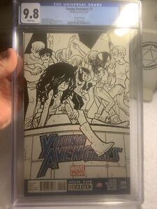 Young Avengers #1 CGC 9.8 2013 Sketch Second Printing