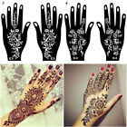 Large Henna Stencils Hand Mehndi Art Template India Lace Body Temporary Tattoo