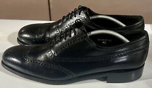 Florsheim Mens Wingtip Black Oxford Dress Shoes Size 13B 17166-01