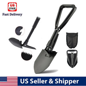 Folding Survival Shovel Military Style Entrenching Tool for Off Road Camping US