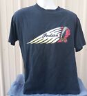 Indian Motorcycles Black SS Large Single Stitch Starklite Cycle Perris CA Shirt