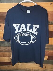 Vintage Retro Yale University NCAA Blue colored T shirt Size XL Gildan tags