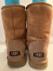 UGG Boots Classic Short Chestnut Sheepskin and Suede Size 9