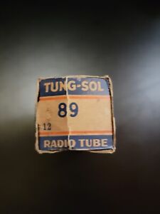 Vintage TungSol Type 89 Radio Tube. Tested