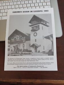 Glockenspiel Tower, Clock, Michigan Brochure