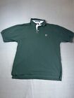 Tommy Hilfiger Men’s Vintage XL Green Short Sleeve Cotton Polo Shirt