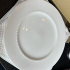 Crate And Barrel 11” White Pearl Dinner Plate 397-008 New (Discontinued)