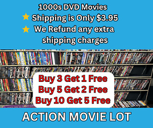 Action DVD Movies Pick & Choose $2.99 Combined Shipping (FREE DVDS W/Purchase)