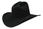 All Faux Felt Cowboy Hat with Band 7 3/4 Black
