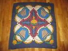 Burberrys Blue Nautical Ships Clam Shells Rope 100% Silk Square Scarf 33