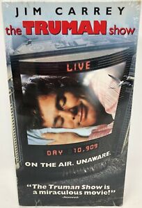 New The Truman Show VHS Movie Video Jim Carrey Ed Harris Laura Linney Trueman
