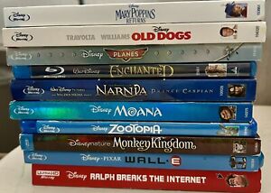 Lot Of 10 Blu Ray Disney Movies (8 w/Slipcovers)