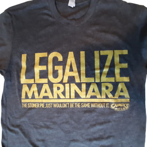 Legalize Marina Tshirt Size S Gumby's Pizza Unisex Adult Small Stoner 420