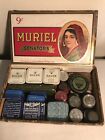 Vintage Watch Material- Parts Tins LOT x50